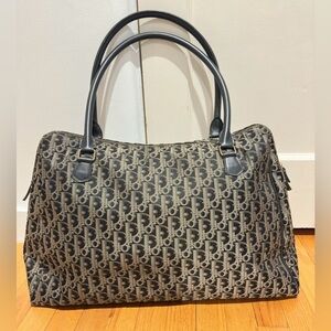 Dior Monogram Travel Bag in Beige and Black